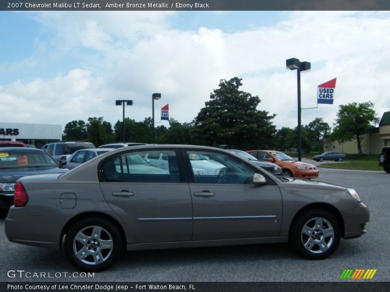 Amber Bronze Metallic / Ebony Black 2007 Chevrolet Malibu LT Sedan