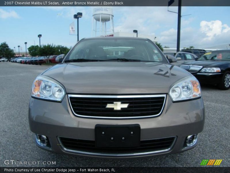 Amber Bronze Metallic / Ebony Black 2007 Chevrolet Malibu LT Sedan