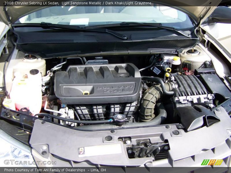 Light Sandstone Metallic / Dark Khaki/Light Graystone 2008 Chrysler Sebring LX Sedan