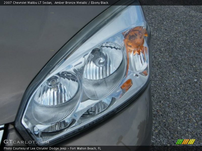 Amber Bronze Metallic / Ebony Black 2007 Chevrolet Malibu LT Sedan