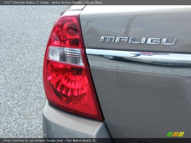 Amber Bronze Metallic / Ebony Black 2007 Chevrolet Malibu LT Sedan