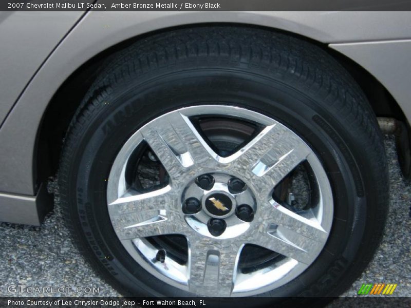Amber Bronze Metallic / Ebony Black 2007 Chevrolet Malibu LT Sedan