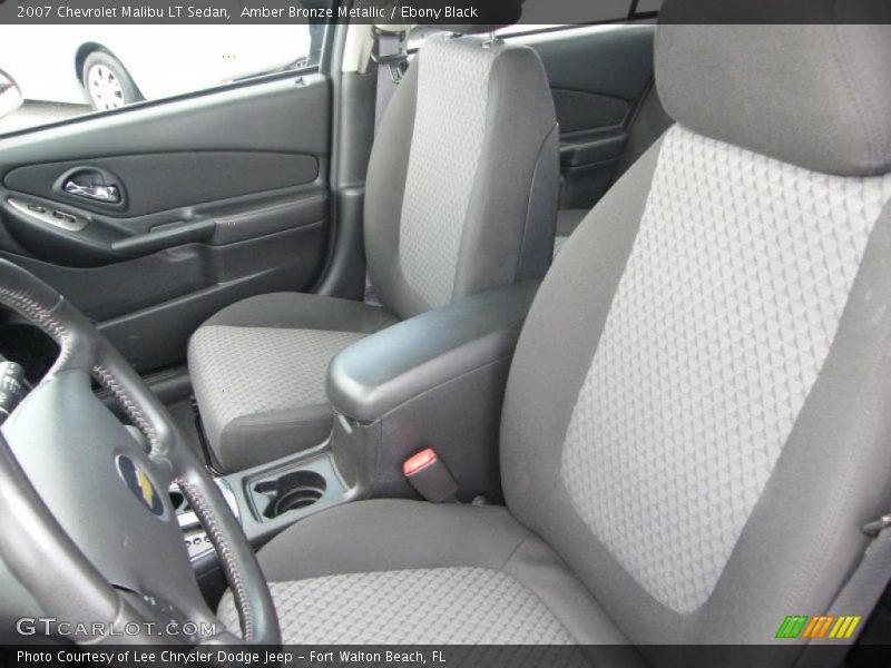 Amber Bronze Metallic / Ebony Black 2007 Chevrolet Malibu LT Sedan