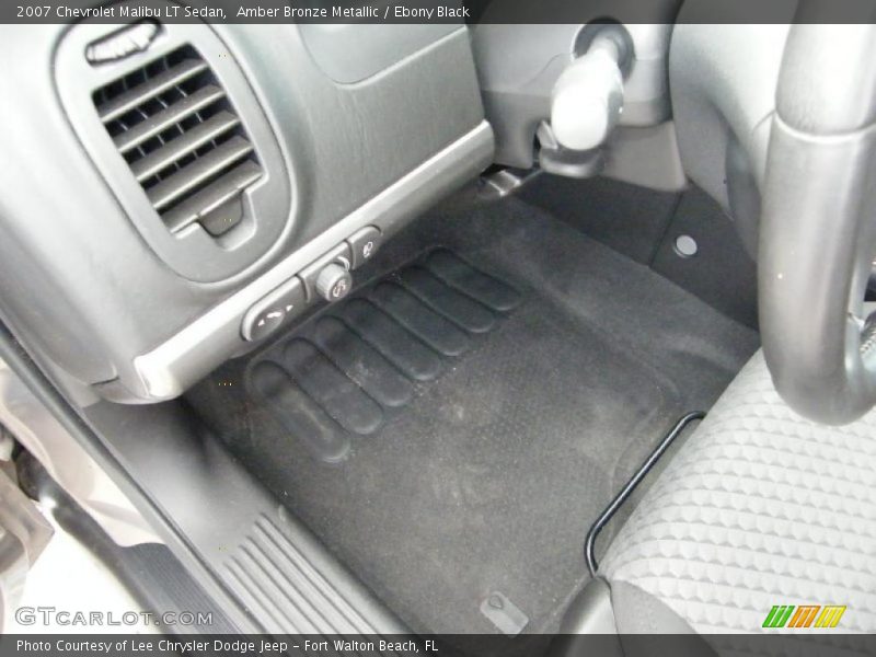 Amber Bronze Metallic / Ebony Black 2007 Chevrolet Malibu LT Sedan