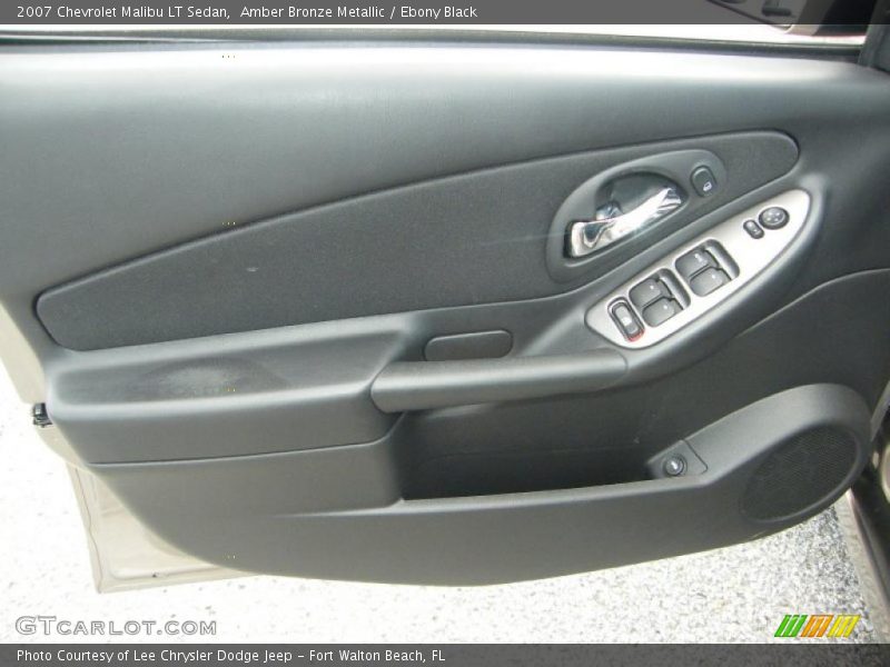 Amber Bronze Metallic / Ebony Black 2007 Chevrolet Malibu LT Sedan