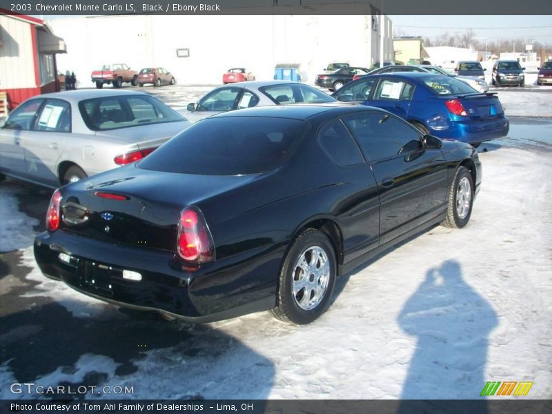 Black / Ebony Black 2003 Chevrolet Monte Carlo LS