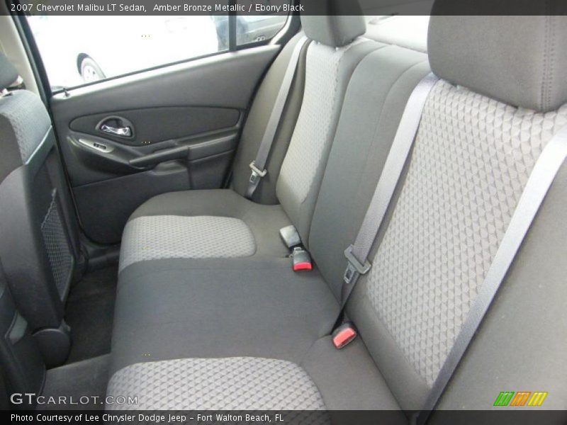 Amber Bronze Metallic / Ebony Black 2007 Chevrolet Malibu LT Sedan