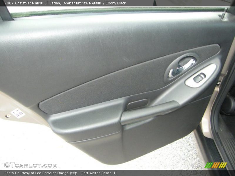 Amber Bronze Metallic / Ebony Black 2007 Chevrolet Malibu LT Sedan