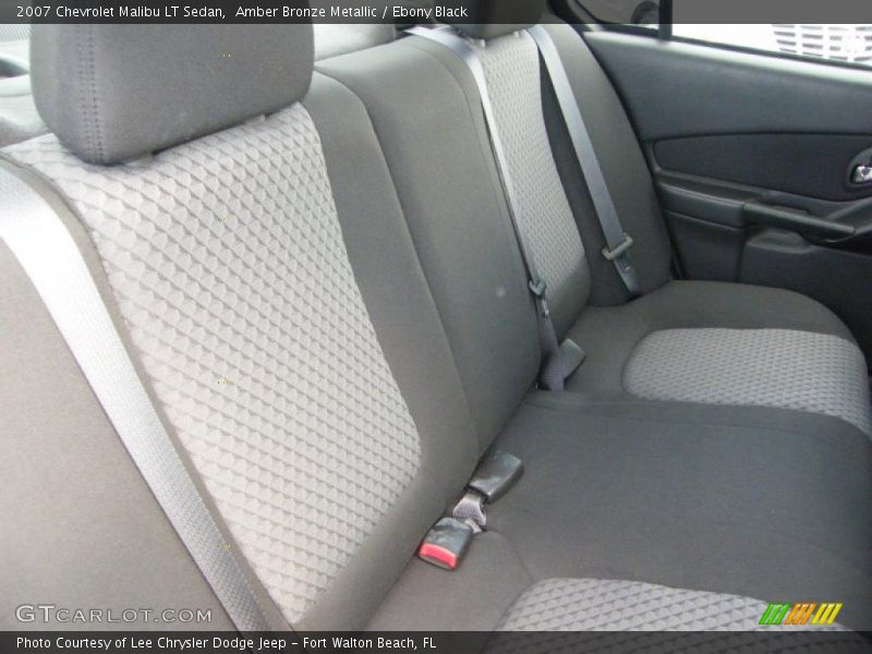 Amber Bronze Metallic / Ebony Black 2007 Chevrolet Malibu LT Sedan