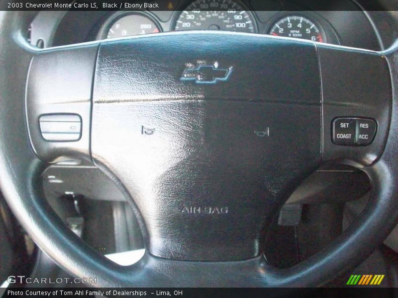 Black / Ebony Black 2003 Chevrolet Monte Carlo LS