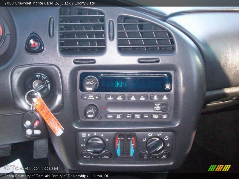 Black / Ebony Black 2003 Chevrolet Monte Carlo LS