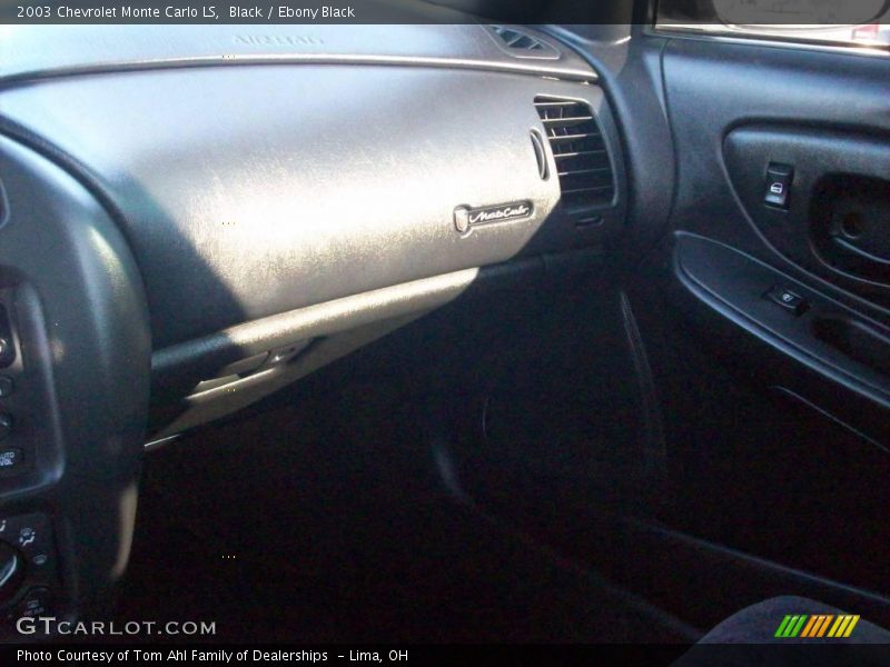 Black / Ebony Black 2003 Chevrolet Monte Carlo LS