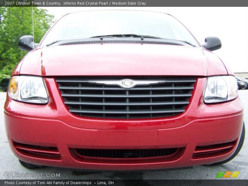 Inferno Red Crystal Pearl / Medium Slate Gray 2007 Chrysler Town & Country