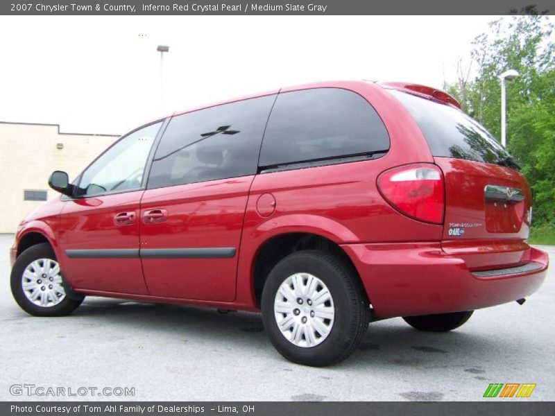 Inferno Red Crystal Pearl / Medium Slate Gray 2007 Chrysler Town & Country