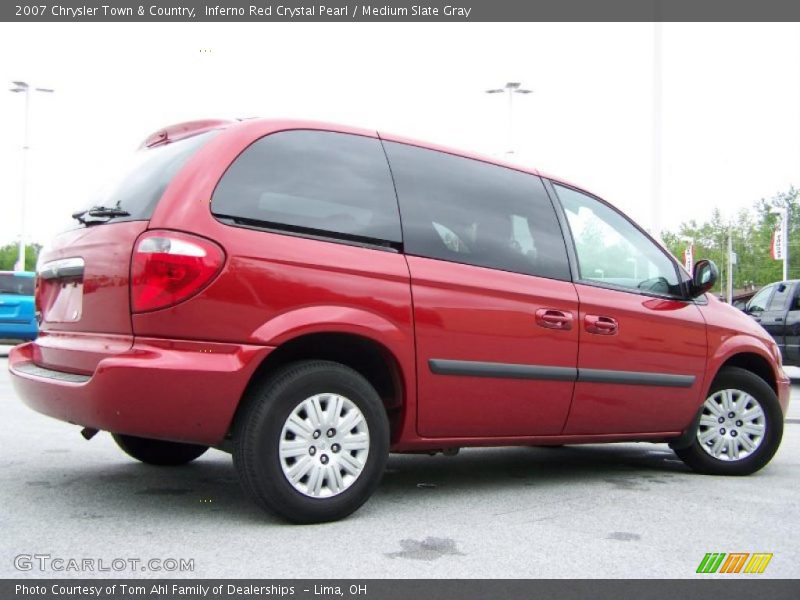 Inferno Red Crystal Pearl / Medium Slate Gray 2007 Chrysler Town & Country