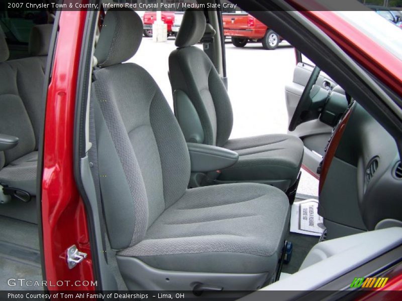 Inferno Red Crystal Pearl / Medium Slate Gray 2007 Chrysler Town & Country
