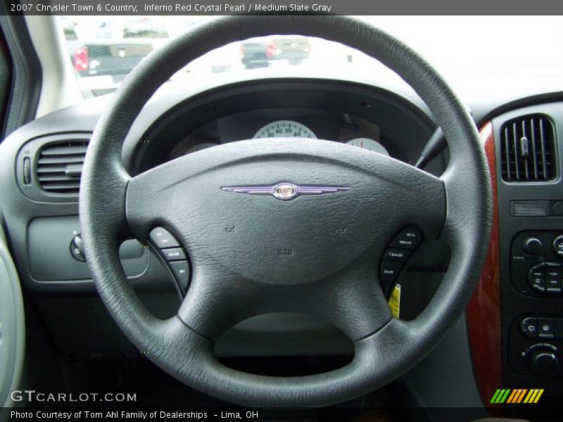 Inferno Red Crystal Pearl / Medium Slate Gray 2007 Chrysler Town & Country