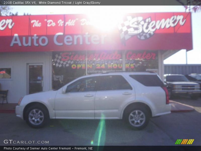 White Diamond Tricoat / Light Gray/Ebony 2008 Cadillac SRX V6