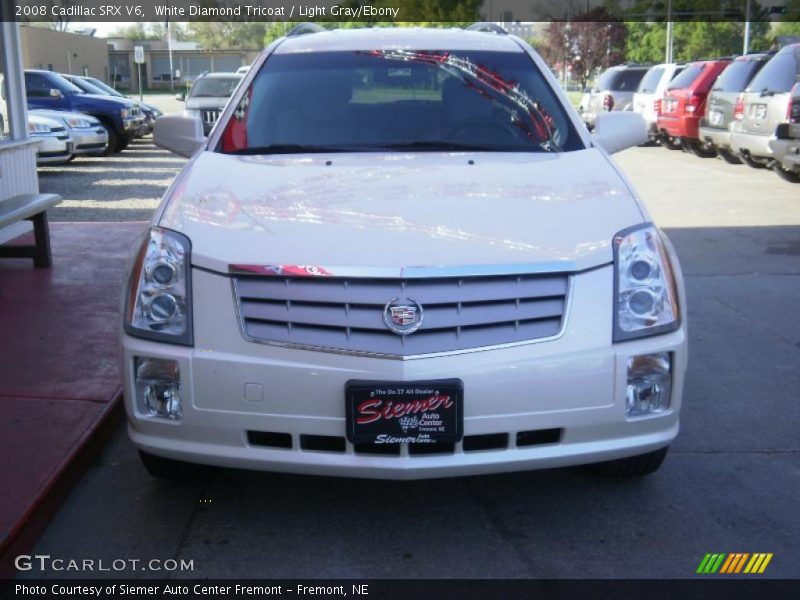 White Diamond Tricoat / Light Gray/Ebony 2008 Cadillac SRX V6