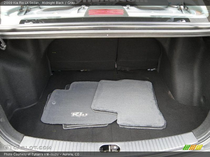 Midnight Black / Gray 2009 Kia Rio LX Sedan