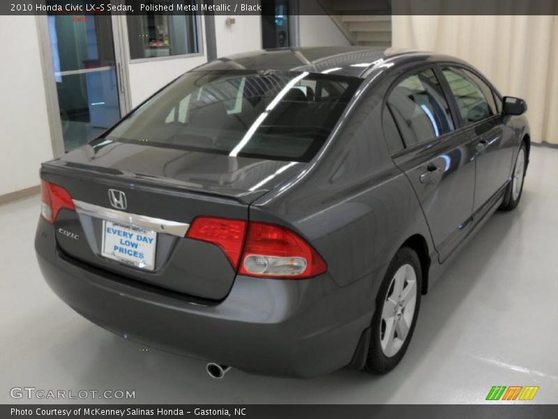 Polished Metal Metallic / Black 2010 Honda Civic LX-S Sedan