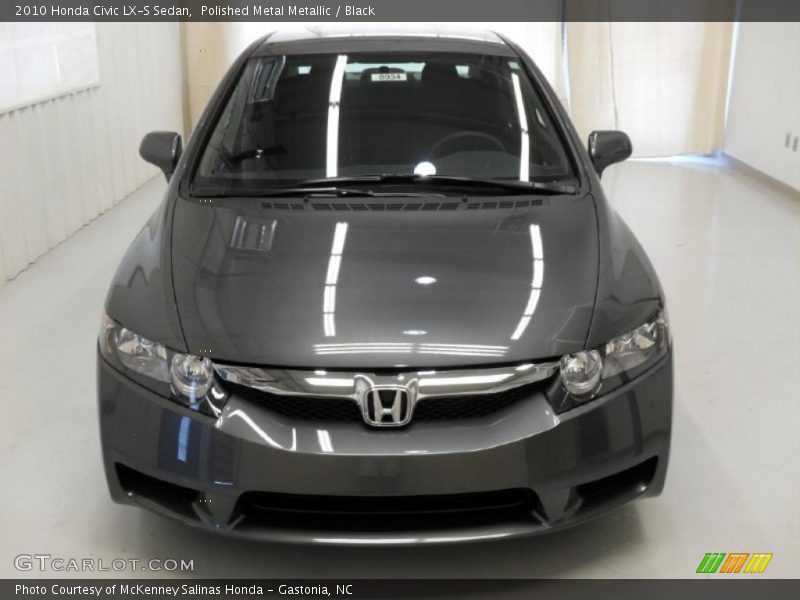 Polished Metal Metallic / Black 2010 Honda Civic LX-S Sedan