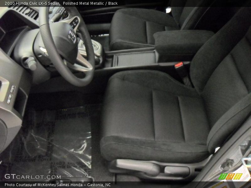 Polished Metal Metallic / Black 2010 Honda Civic LX-S Sedan