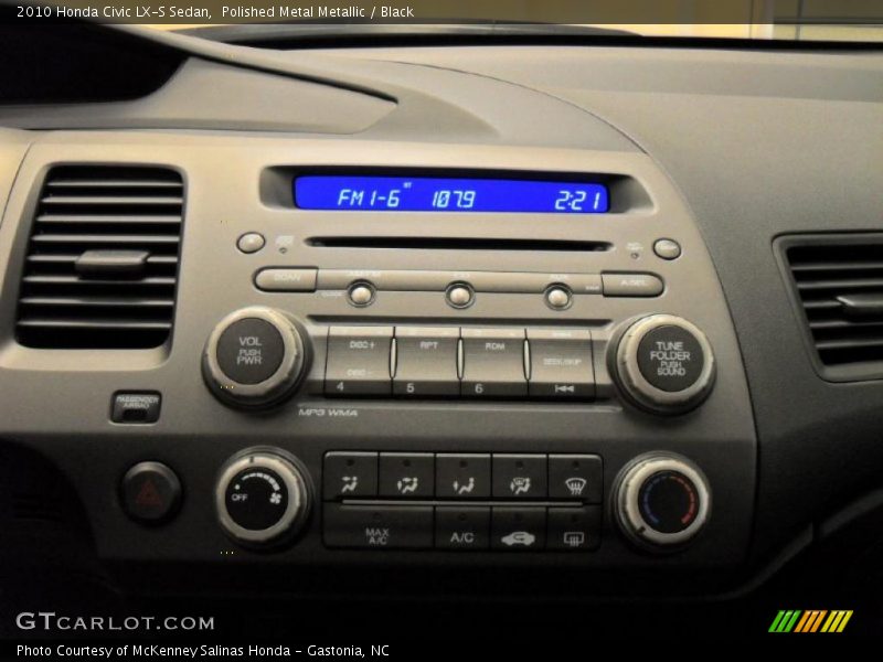 Polished Metal Metallic / Black 2010 Honda Civic LX-S Sedan