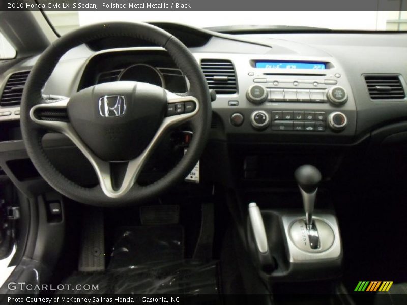 Polished Metal Metallic / Black 2010 Honda Civic LX-S Sedan