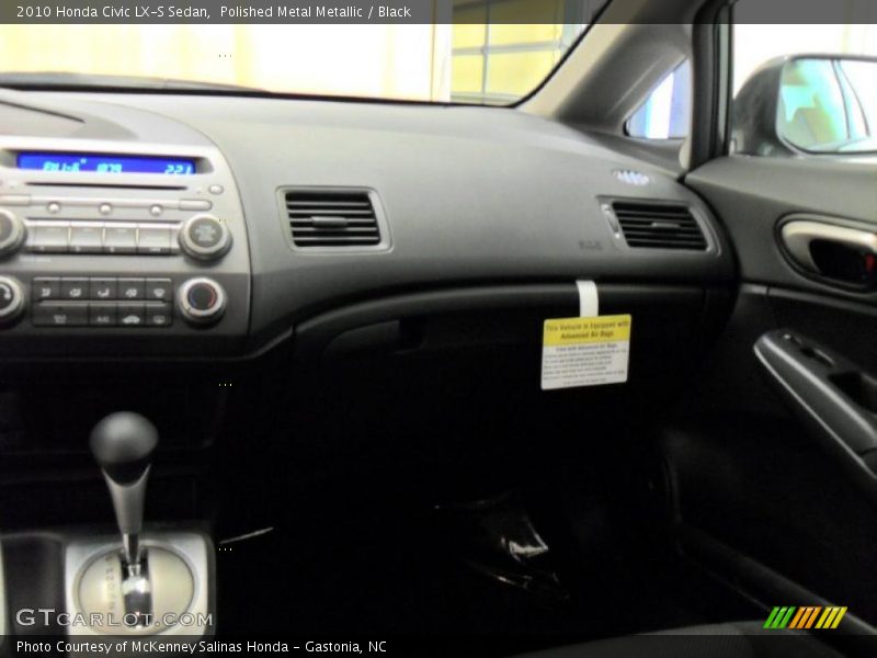 Polished Metal Metallic / Black 2010 Honda Civic LX-S Sedan