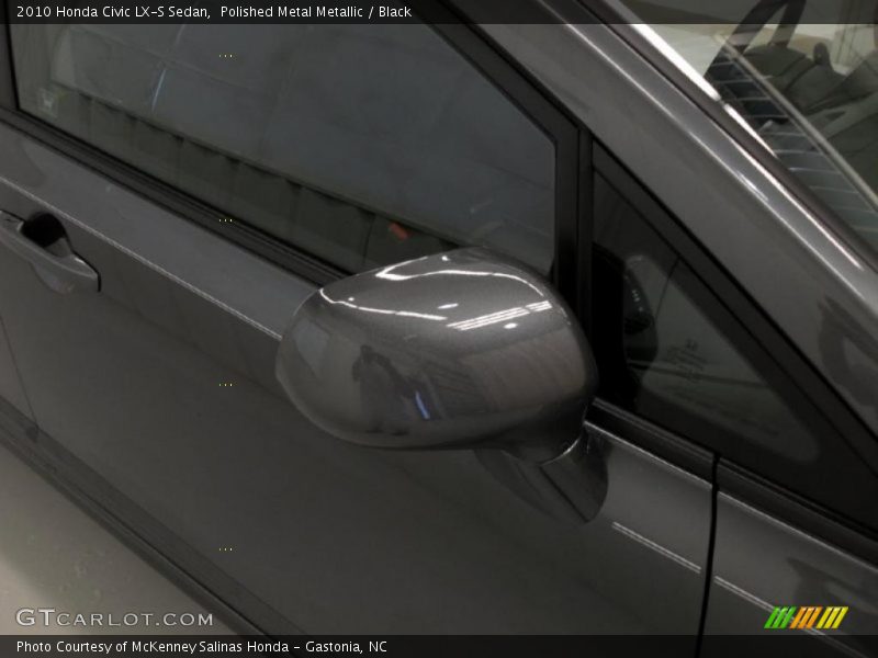 Polished Metal Metallic / Black 2010 Honda Civic LX-S Sedan