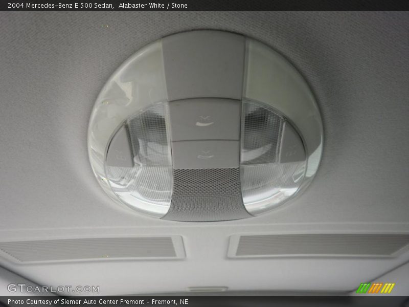 Alabaster White / Stone 2004 Mercedes-Benz E 500 Sedan