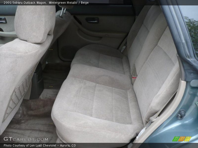 Wintergreen Metallic / Beige 2001 Subaru Outback Wagon