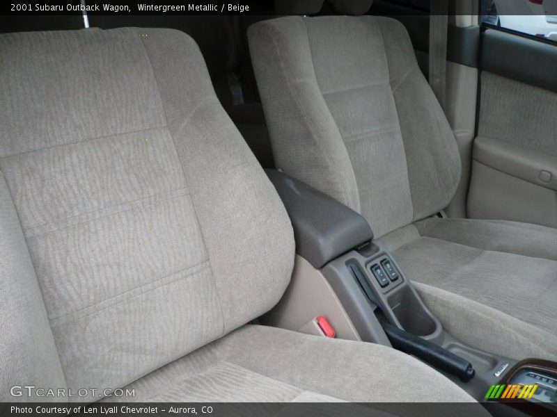 Wintergreen Metallic / Beige 2001 Subaru Outback Wagon