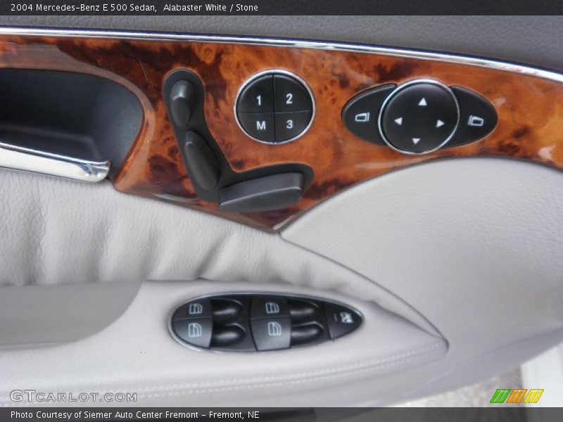 Alabaster White / Stone 2004 Mercedes-Benz E 500 Sedan
