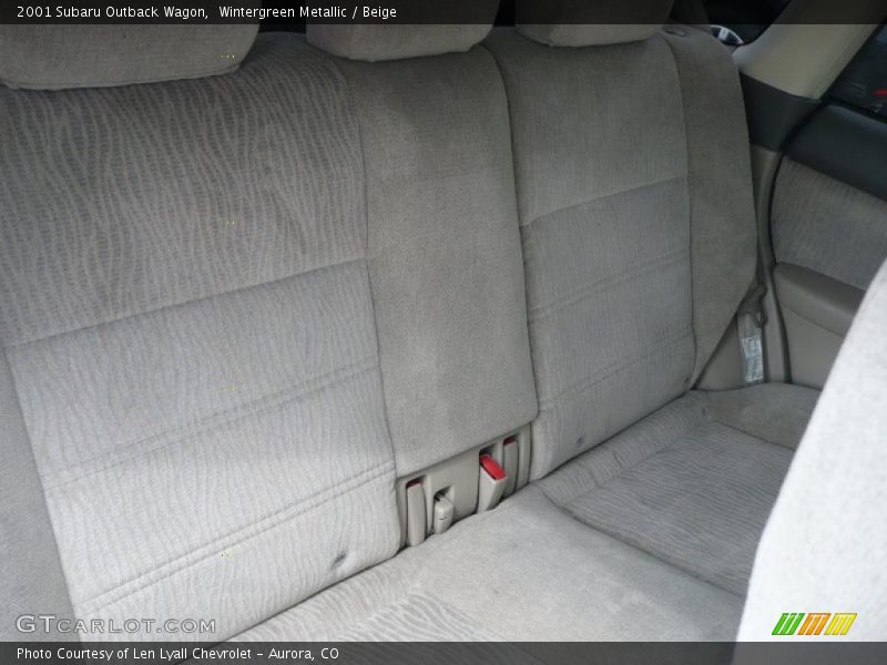 Wintergreen Metallic / Beige 2001 Subaru Outback Wagon