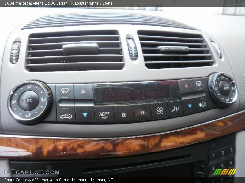 Alabaster White / Stone 2004 Mercedes-Benz E 500 Sedan