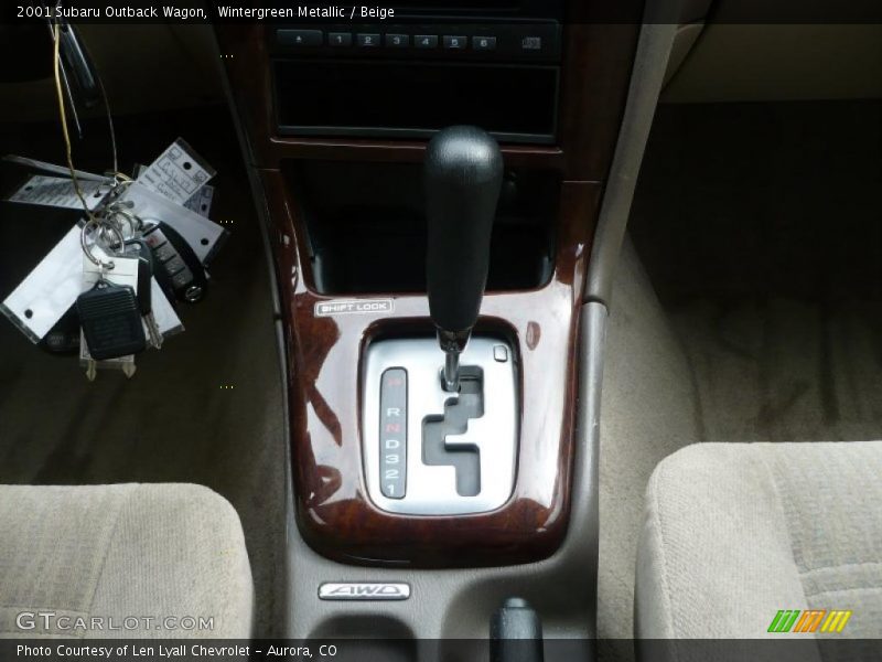 Wintergreen Metallic / Beige 2001 Subaru Outback Wagon