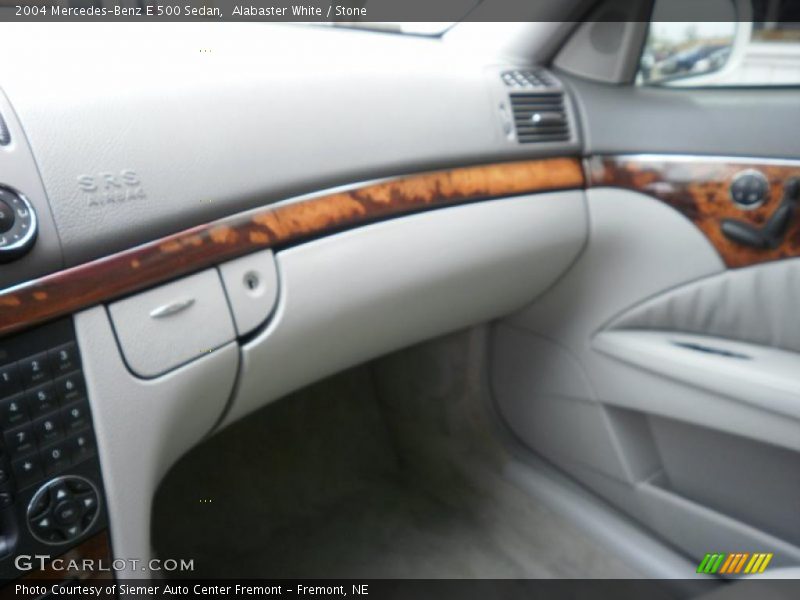 Alabaster White / Stone 2004 Mercedes-Benz E 500 Sedan