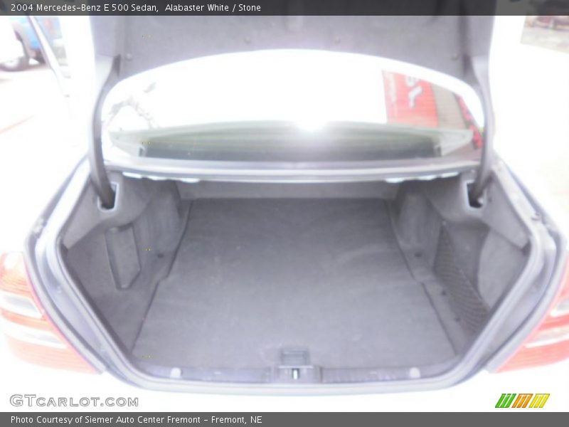 Alabaster White / Stone 2004 Mercedes-Benz E 500 Sedan