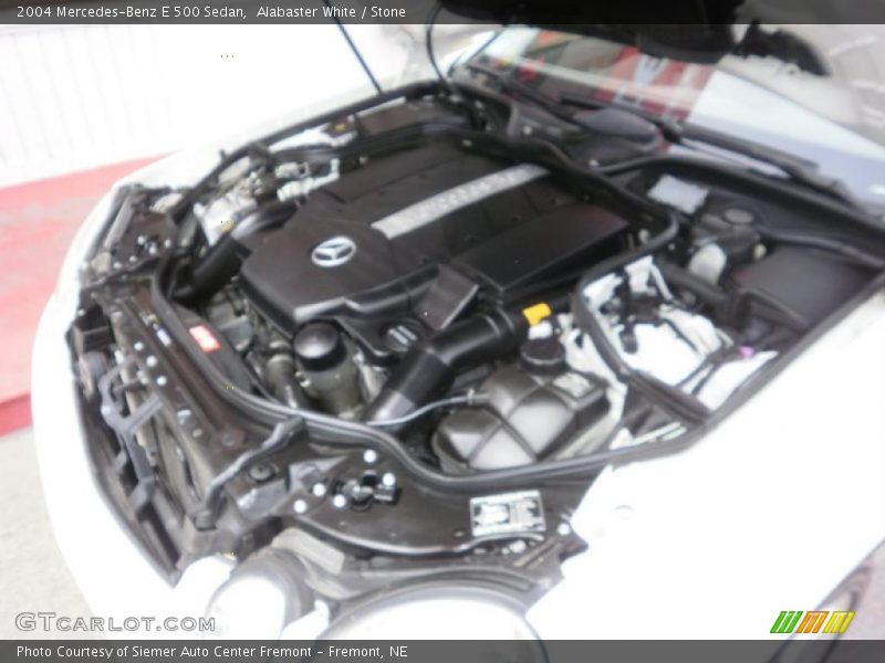 Alabaster White / Stone 2004 Mercedes-Benz E 500 Sedan