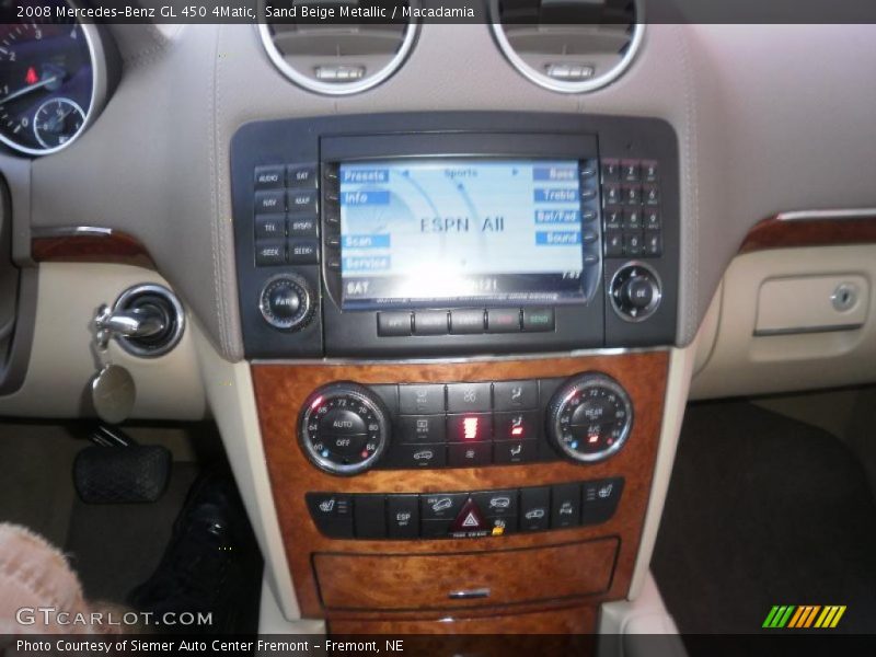 Sand Beige Metallic / Macadamia 2008 Mercedes-Benz GL 450 4Matic