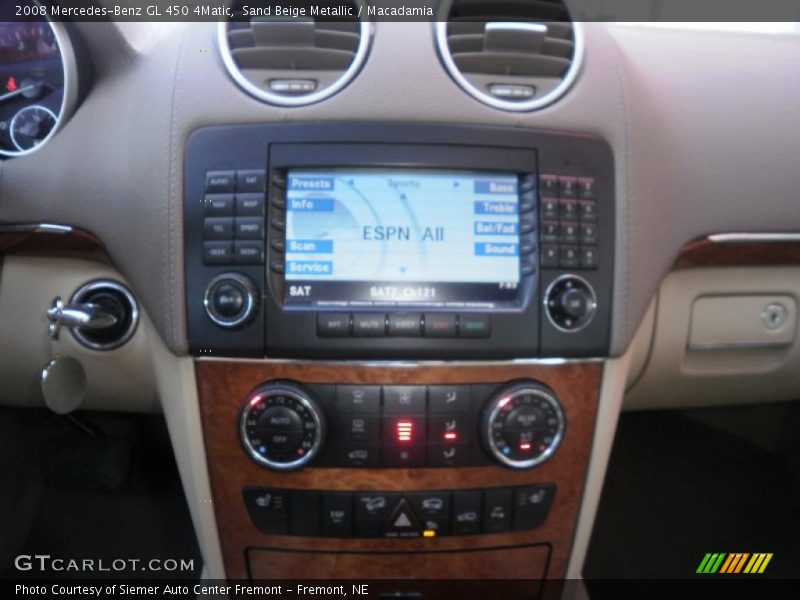 Sand Beige Metallic / Macadamia 2008 Mercedes-Benz GL 450 4Matic