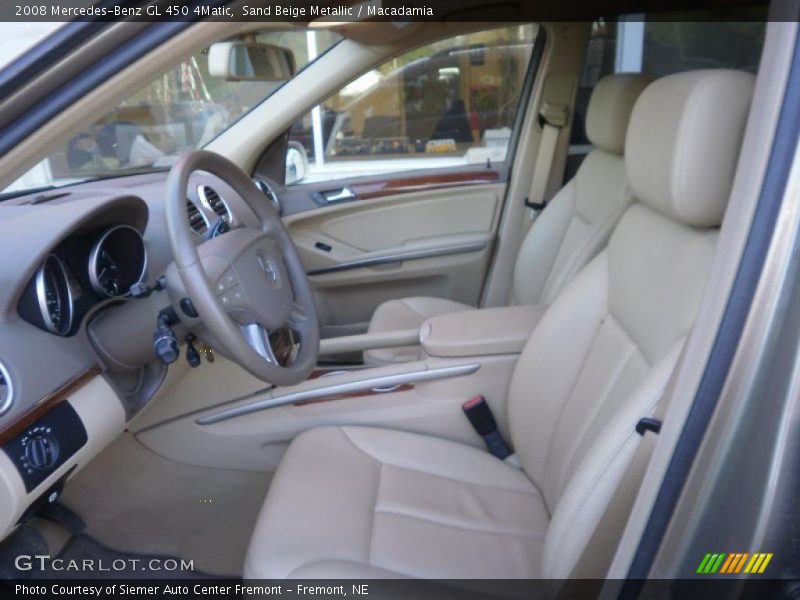 Sand Beige Metallic / Macadamia 2008 Mercedes-Benz GL 450 4Matic