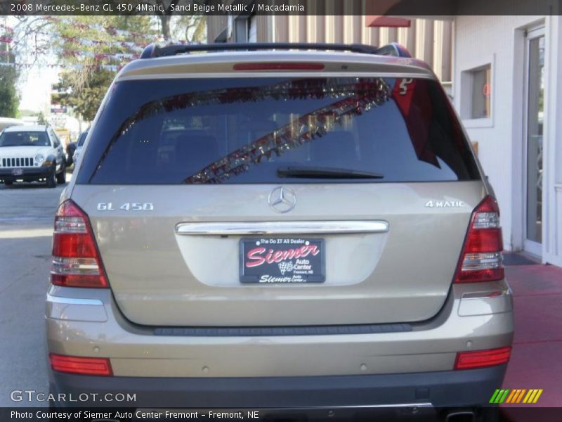 Sand Beige Metallic / Macadamia 2008 Mercedes-Benz GL 450 4Matic