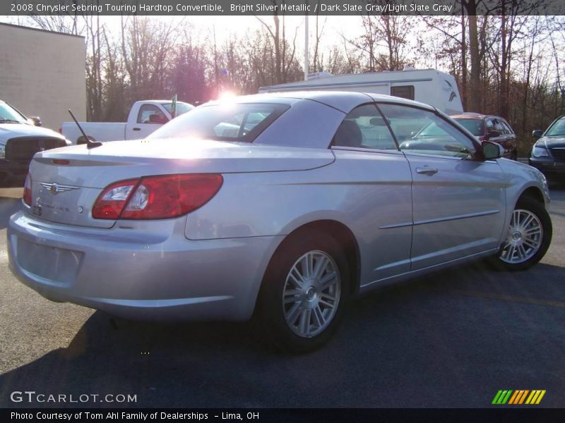 Bright Silver Metallic / Dark Slate Gray/Light Slate Gray 2008 Chrysler Sebring Touring Hardtop Convertible