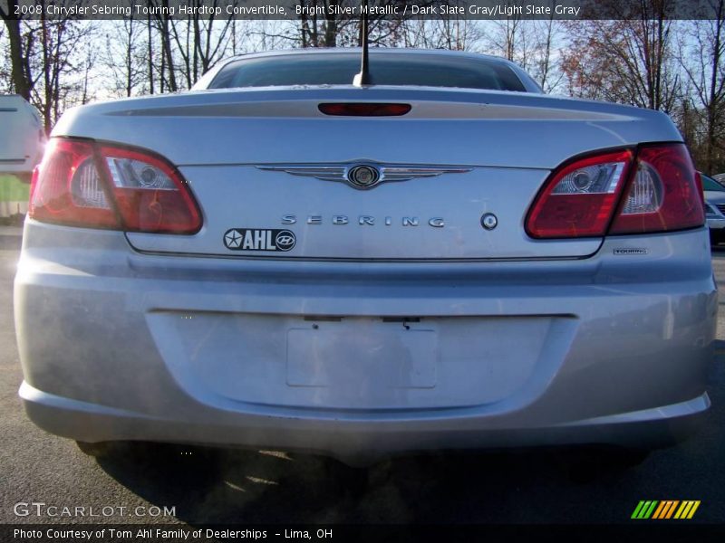 Bright Silver Metallic / Dark Slate Gray/Light Slate Gray 2008 Chrysler Sebring Touring Hardtop Convertible
