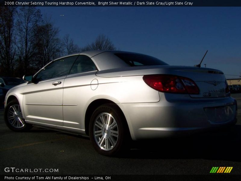 Bright Silver Metallic / Dark Slate Gray/Light Slate Gray 2008 Chrysler Sebring Touring Hardtop Convertible
