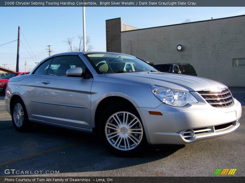Bright Silver Metallic / Dark Slate Gray/Light Slate Gray 2008 Chrysler Sebring Touring Hardtop Convertible