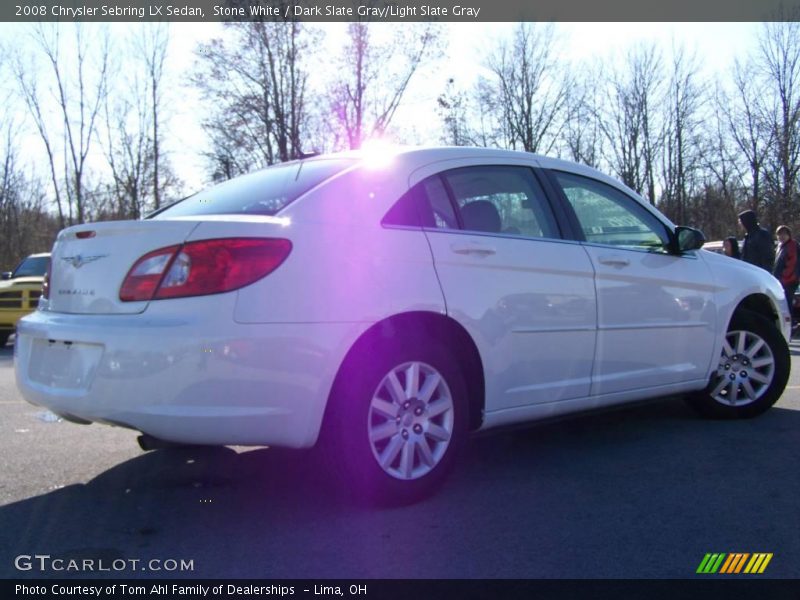 Stone White / Dark Slate Gray/Light Slate Gray 2008 Chrysler Sebring LX Sedan